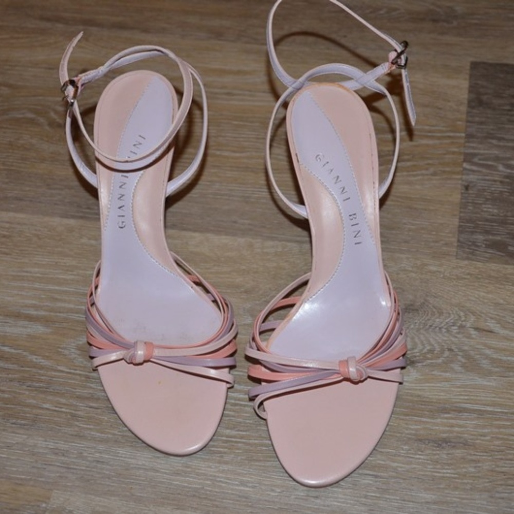 Sexy Pink Strappy Heels Size 6